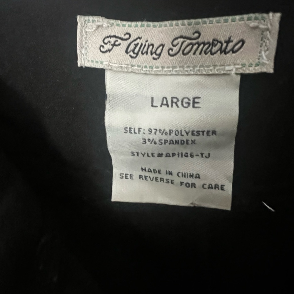 Flying Tomato Black Wide Leg Pants - Picture 5 of 7